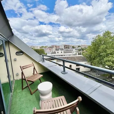 Penthouse 90m2 Terrace Parking 10m Paris Center Apartment *
