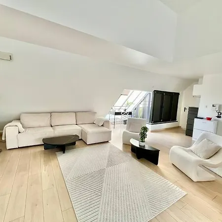 Penthouse 90m2 Terrace Parking 10m Paris Center Apartment